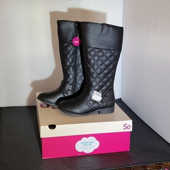 BRAND NEW SO MEMORY FOAM COMFORT AND SUPPORT AURORAA BLACK KID BOOT - Picture 12 of 13